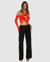 BY.DYLN Ambra Top - Red
