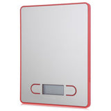 5Kg Stainless Steel Electronic Kitchen Scale 1G Graduation Backlit Lcd 5000G - Red