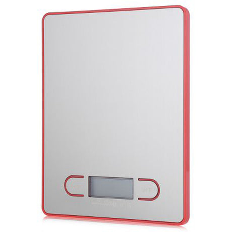5Kg Stainless Steel Electronic Kitchen Scale 1G Graduation Backlit Lcd 5000G - Red