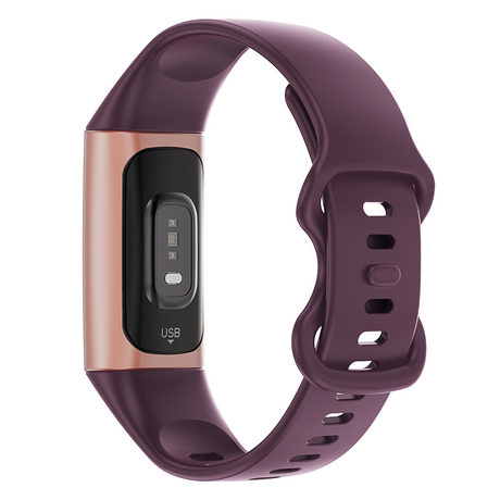 TODO Fitness Tracker Smart Watch BT 5.0 Body Thermometer Temperature BPM Monitor - Purple