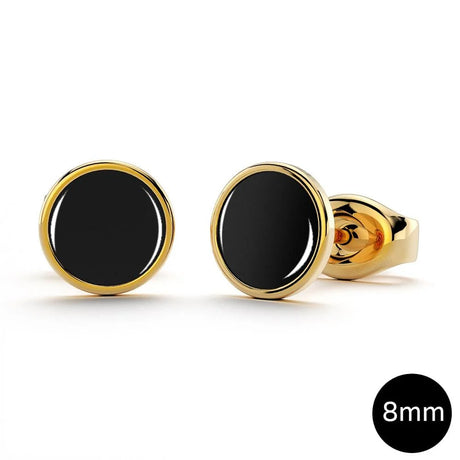 Bullion Gold Mitch Stud Earrings 8mm