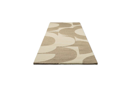 Orla Kiely Prism Flower Mushroom - Ecru 158009 Runner Rug