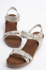 Silver Lining Kimberley Print Taupe Snake