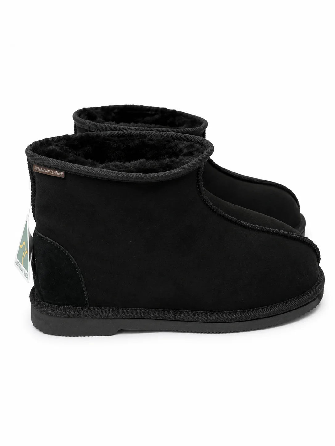Australian Leather Ugg Ultra Mini Twin Face - Black - AU11-12