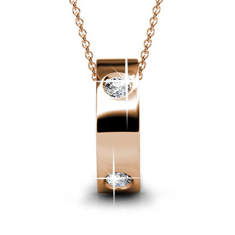 Krystal Couture Ring Pendant Necklace Embellished with SWAROVSKI Crystals