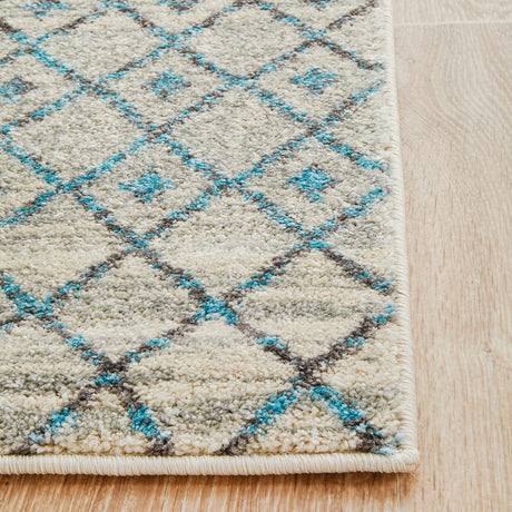 Evoke 260 White Runner Rug