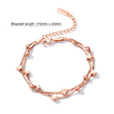 Bullion Gold Little Star Charm Bracelet