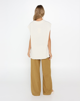 Lost In Lunar Women's Jadie Vest - Cream