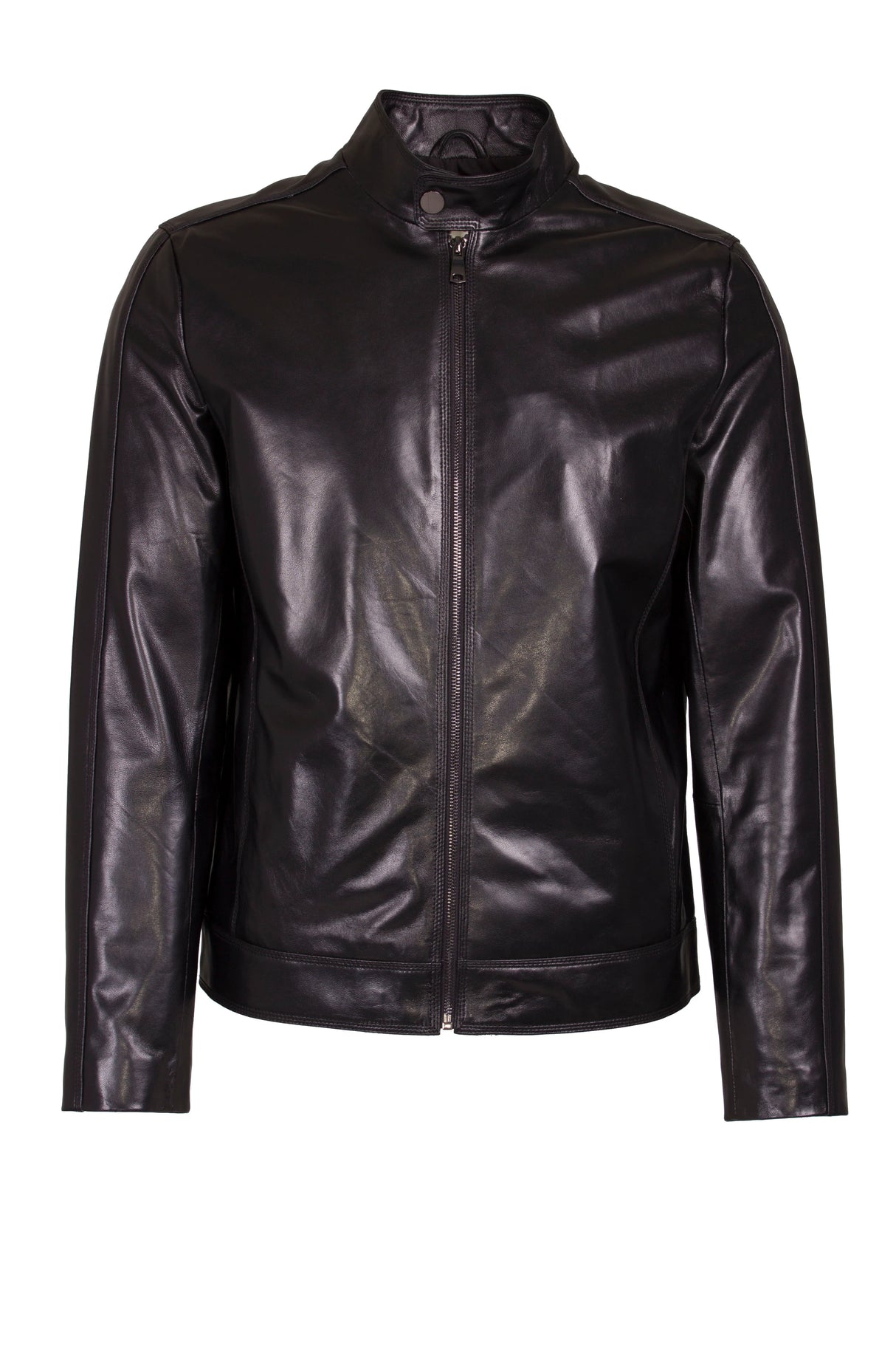 Mens Black Leather Jacket