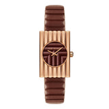 Ted Baker Womens Ottolee Rosegold Bordeaux Leather