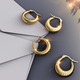Bullion Gold Sierra Gold Hoop Earrings