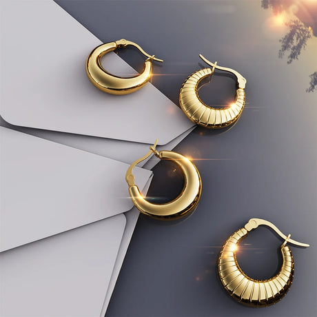 Bullion Gold Sierra Gold Hoop Earrings