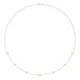 Necklace "Pearls" - Natural Pearl White - Longueur 18 cm