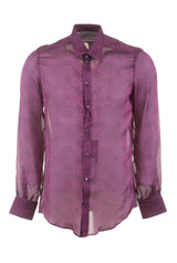Dolce & Gabbana Men Animal Print Long Sleeve Shirt