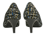 Bosccolo Womens High Heels - Black/Blue