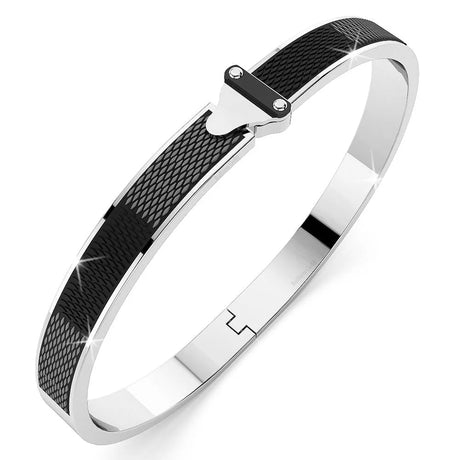 Bullion Gold Elaine White Gold Bangle