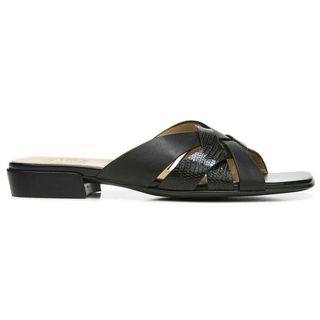 Naturalizer Ashford Slide - Black Lizard/Leather