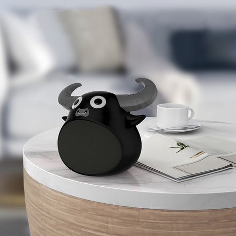 Fitsmart Bluetooth Animal Face Speaker - Black