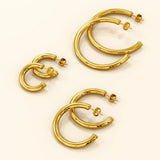 Bullion Gold Erica Gold Hoop Earrings