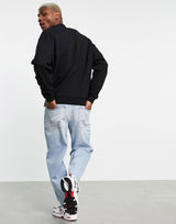 Asos Design Oversized Sweatshirt In Black