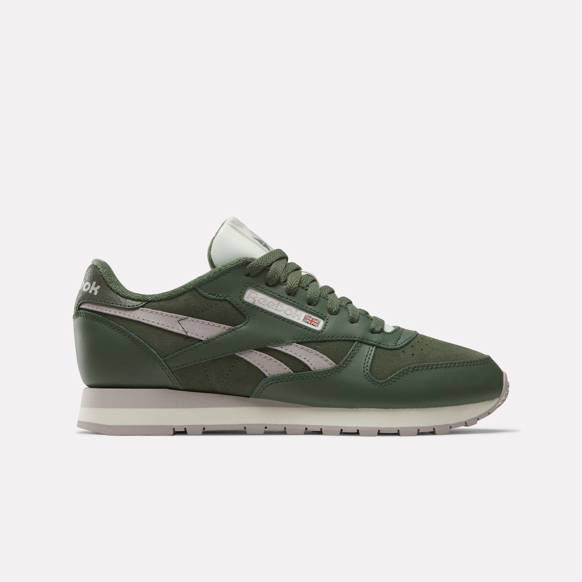 Reebok Unisex Adults Classic Leather Green/Green/Hazy Grey