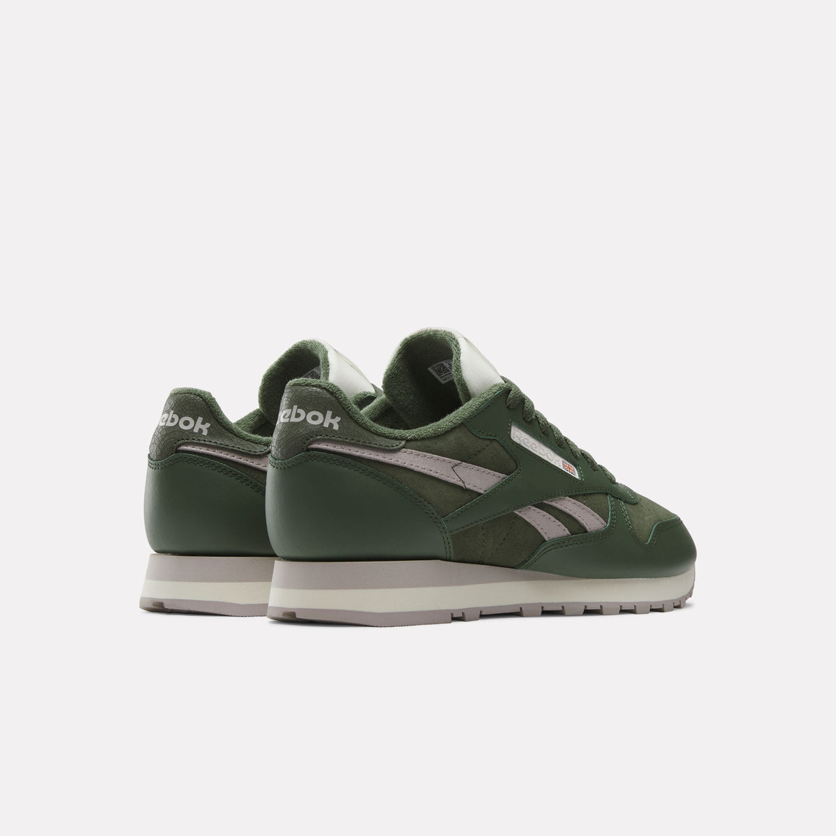 Reebok Unisex Adults Classic Leather Green/Green/Hazy Grey