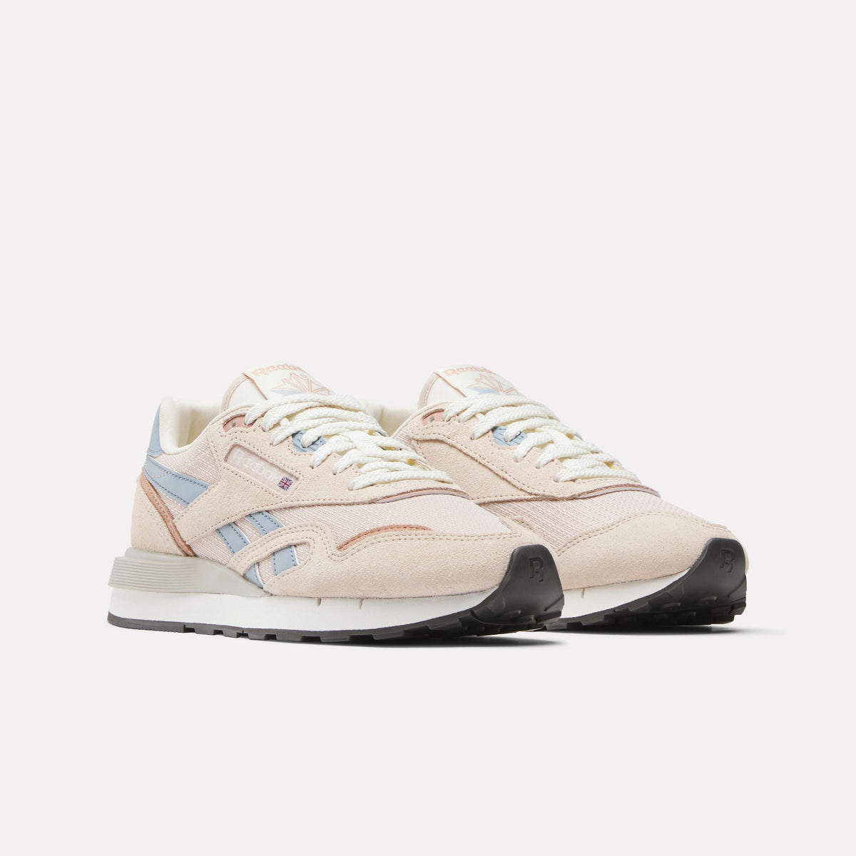 Reebok Womens Classic Nylon 89 Mutedclay/Pinkclay/Leisureblue