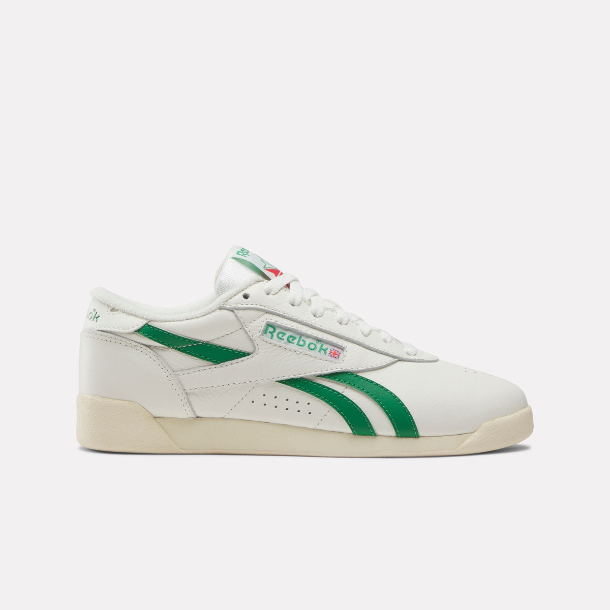 Reebok Womens Freestyle Lo Chalk/Glengreen/Paperwhite