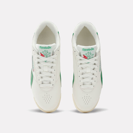 Reebok Womens Freestyle Lo Chalk/Glengreen/Paperwhite