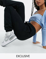 Collusion Skinny Joggers In Black