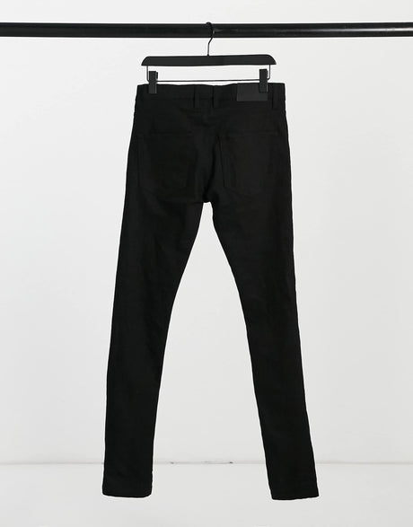 French Connection Super Skinny Stretch Jeans In Black