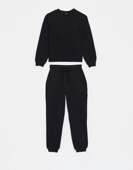 Asos Design Petite Tracksuit Ultimate Sweat / Jogger With Tie In Cotton
