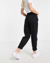 Asos Design Petite High Rise 'Original' Mom Jeans In Black
