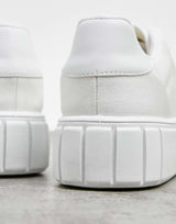 Asos Design Drummer Chunky Lace Up Trainers In White