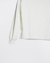 Asos Design Structured High Neck Cosy Sweatshirt In Winter White