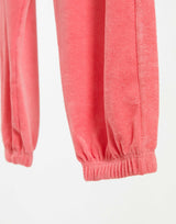 Asos Design Mix & Match Lounge Towelling Jogger In Pink