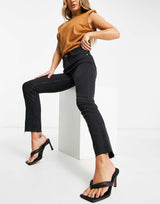 Asos Design Mid Rise Vintage 'Skinny' Jeans In Washed Black