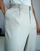 Asos Design Tapered Smart Trousers In White