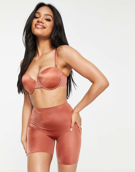 Asos Design Smoothing Short In Dusky Pink