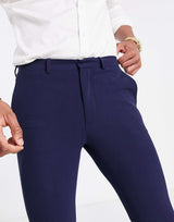 Asos Design Super Skinny Suit Trousers In Navy