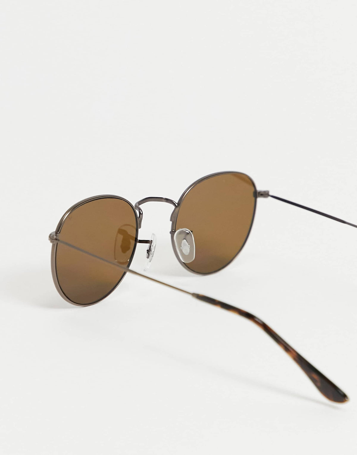 A.Kjaerbede Hello Unisex Round Sunglasses In Brown