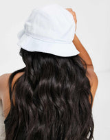 New Era Exclusive Bucket Hat In Blue Towelling