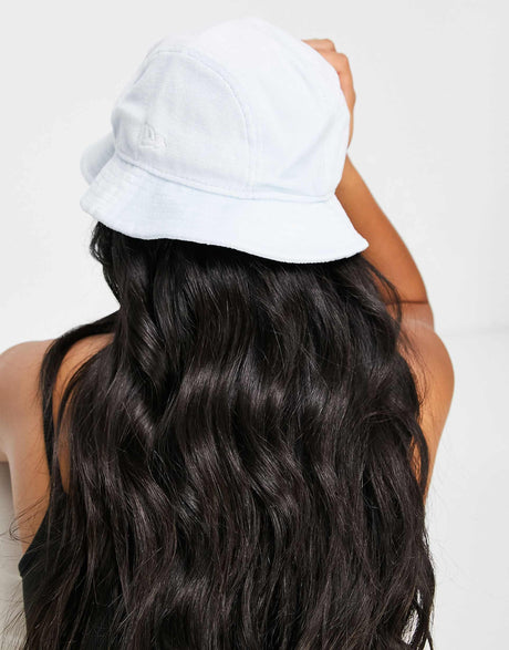 New Era Exclusive Bucket Hat In Blue Towelling