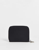 ASOS DESIGN nylon card pouch in black - BLACK - BLACK
