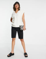& Other Stories Knitted Vest In Off White