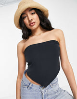Abercrombie & Fitch Tie Back Cut Out Cami Top In Black