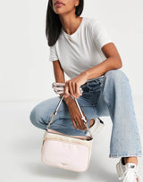 Dune Nylon Crossbody Bag In Black