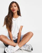 Asos Design Ultimate Cotton T-Shirt With Crew Neck In White
