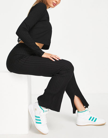Cotton:On Rib Jogger In Black