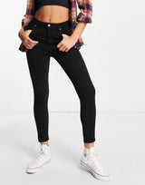 Cotton:On High Waist Skinny Jean In Black